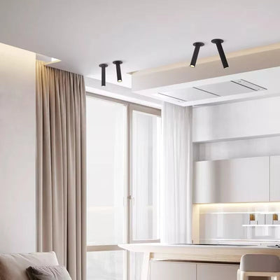 Adjustable Recessed LED Spotlight - Black / Medium