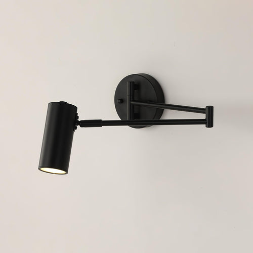 Adjustable Swing-Arm Brass Wall Sconce