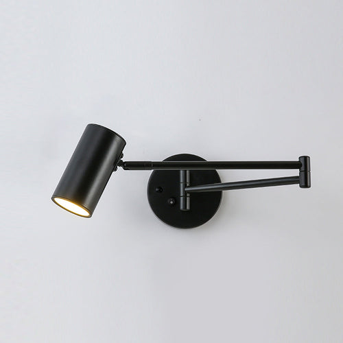 Adjustable Swing-Arm Brass Wall Sconce