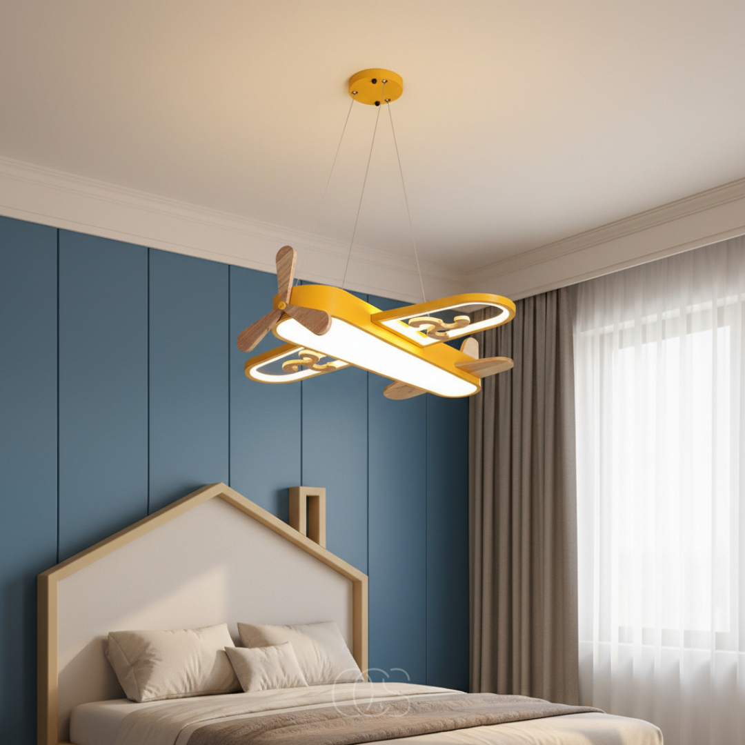 Airplane Kids Room Pendant Light