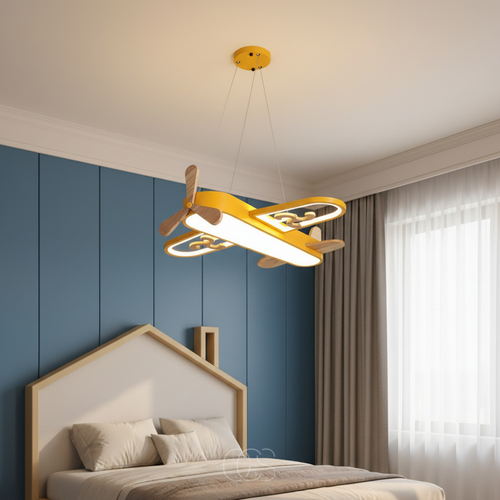 Airplane Kids Room Pendant Light