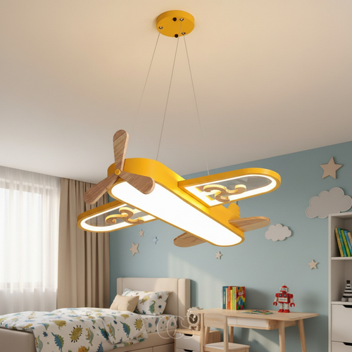 Airplane Kids Room Pendant Light