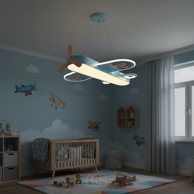 Airplane Kids Room Pendant Light