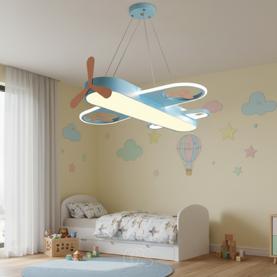 Airplane Kids Room Pendant Light