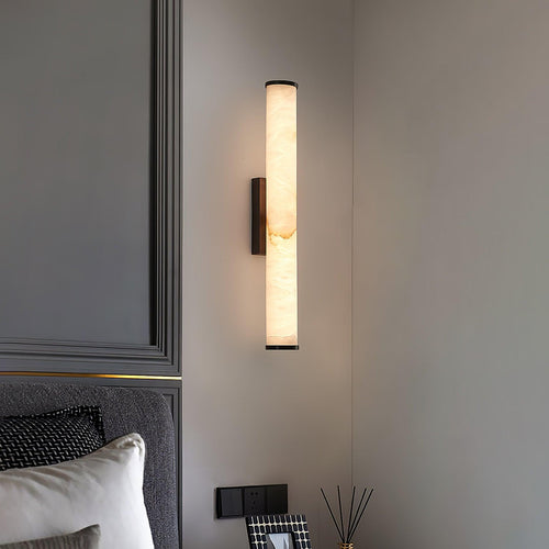 Alabaster Column Wall Sconce