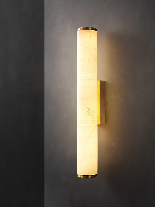 Alabaster Column Wall Sconce