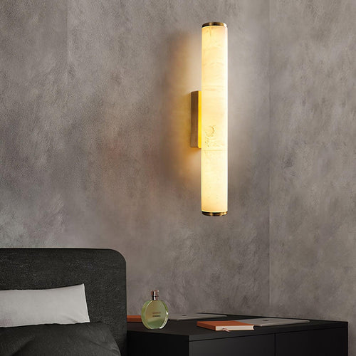Alabaster Column Wall Sconce