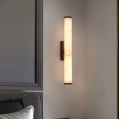 Alabaster Column Wall Sconce
