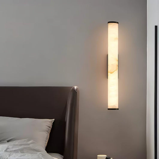 Alabaster Column Wall Sconce