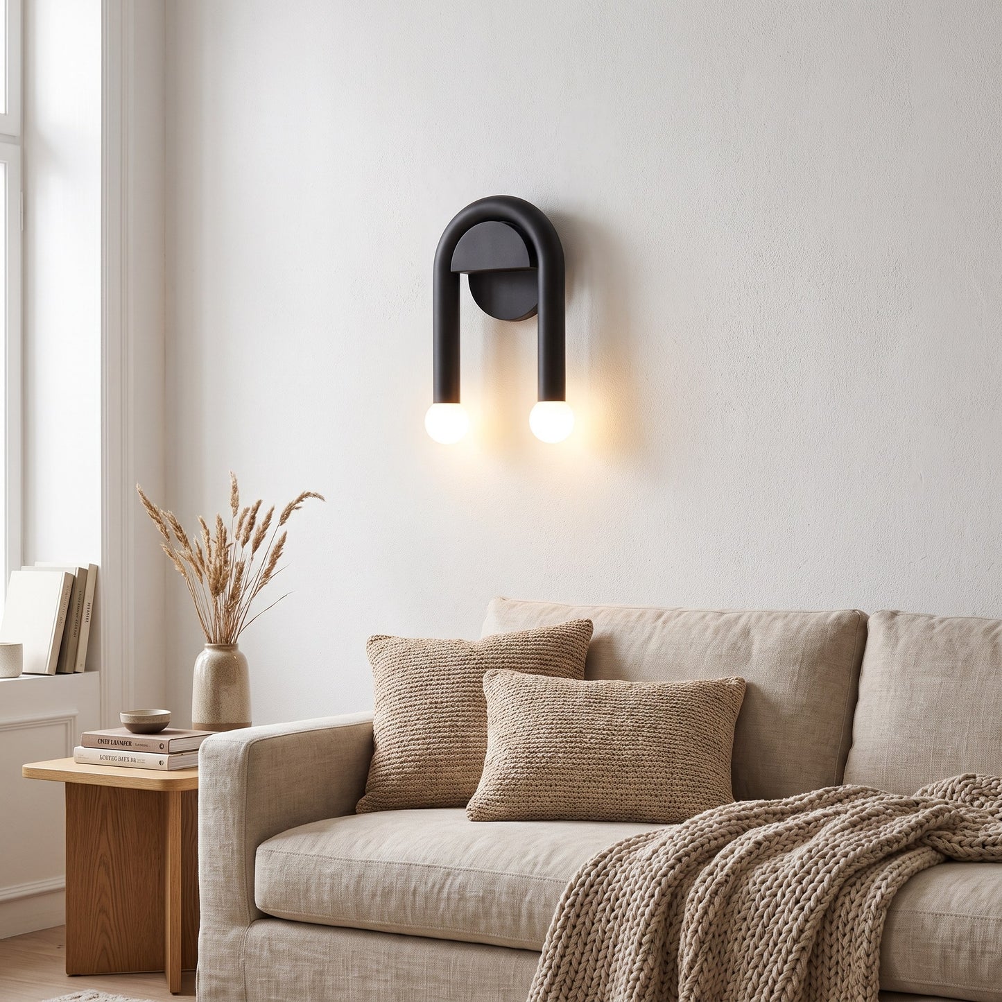 Arch Shape Hardwired Wall Sconce