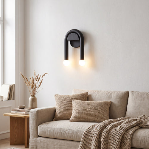 Arch Shape Hardwired Wall Sconce