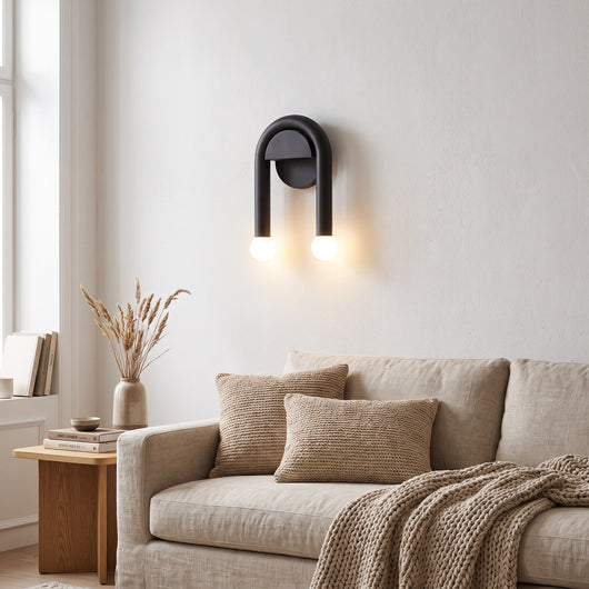 Arch Shape Hardwired Wall Sconce