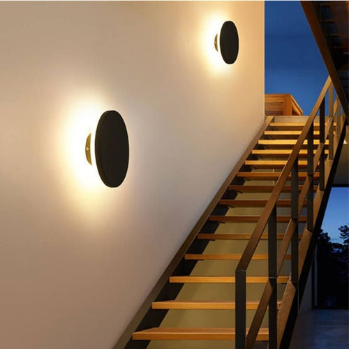 Backlit Round LED Wall Sconce