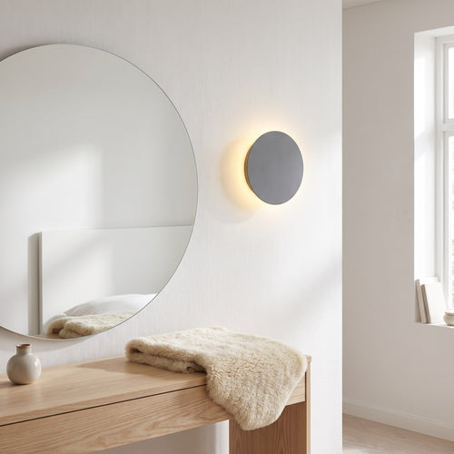 Backlit Round LED Wall Sconce
