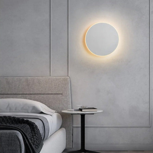 Backlit Round LED Wall Sconce