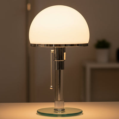 Bauhaus Glass Dome Table Lamp