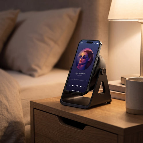 Bluetooth Speaker and Wireless Charging Phone Stand