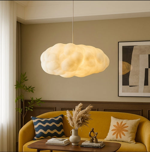 Cloud-Shaped Pendant Light