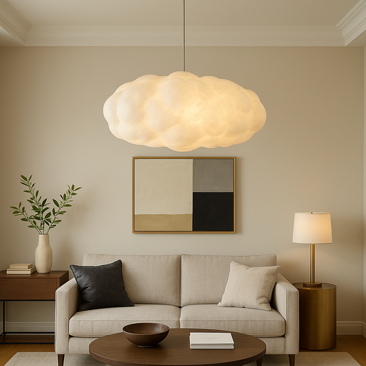 Cloud-Shaped Pendant Light