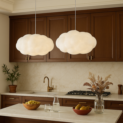 Cloud-Shaped Pendant Light