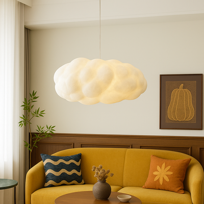 Cloud-Shaped Pendant Light