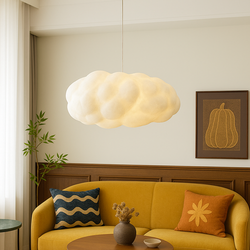Cloud-Shaped Pendant Light
