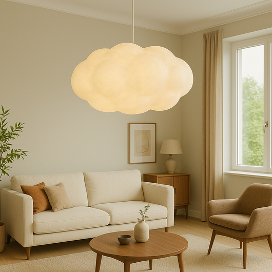 Cloud-Shaped Pendant Light