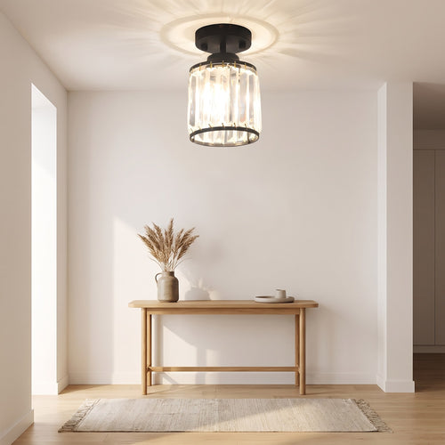 Crystal Flush Mount Ceiling Light