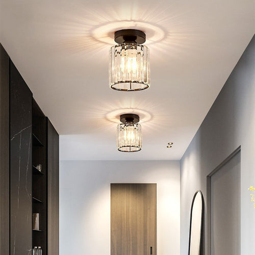 Crystal Flush Mount Ceiling Light