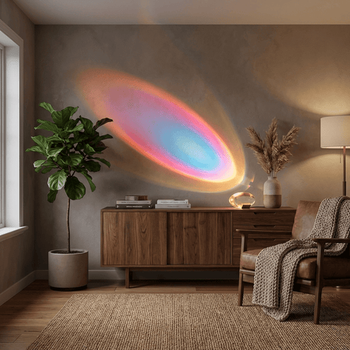 Crystal Glass Oval LED Table Lamp