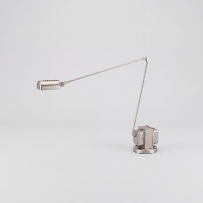 Dimmable Dual-Color LED Desk Lamp - Nickel color