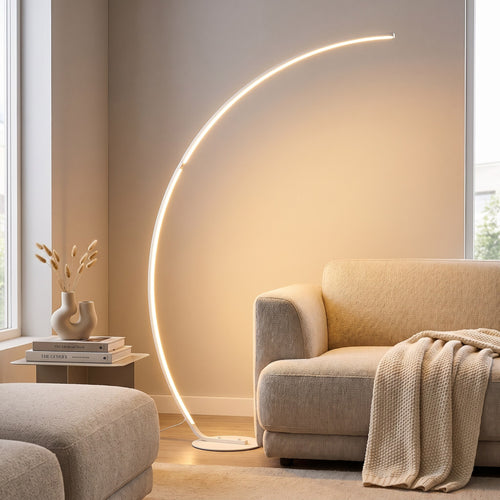 Dimmable LED Arc Floor Lamp