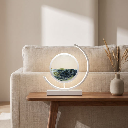 Dimmable LED Sand Art Table Lamp