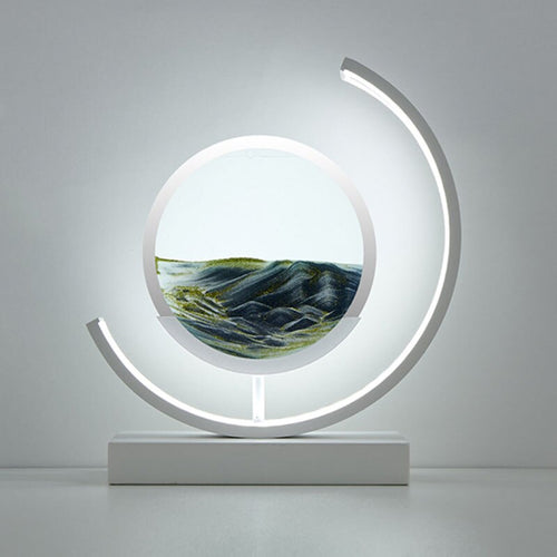 Dimmable LED Sand Art Table Lamp