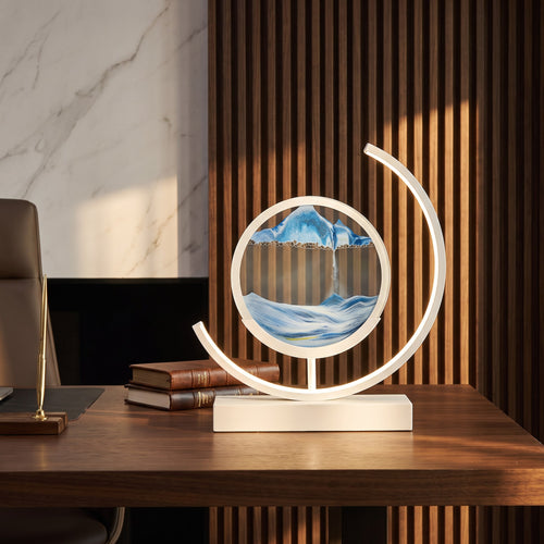 Dimmable LED Sand Art Table Lamp