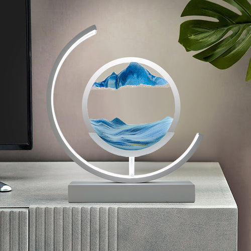 Dimmable LED Sand Art Table Lamp