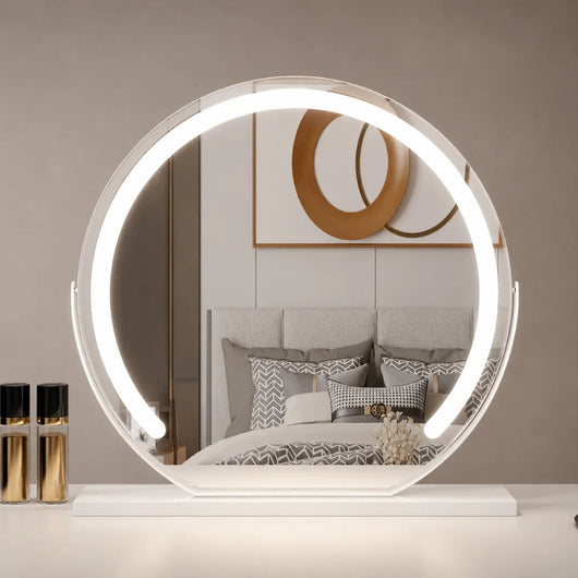 Dimmable LED Vanity Mirror with 3 Lighting Modes - White