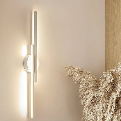 Dimmable Linear LED Wall Sconce - White