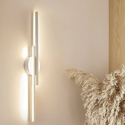 Dimmable Linear LED Wall Sconce - White