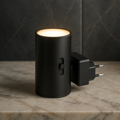 Dimmable Plug-In Night Light Wall Sconce