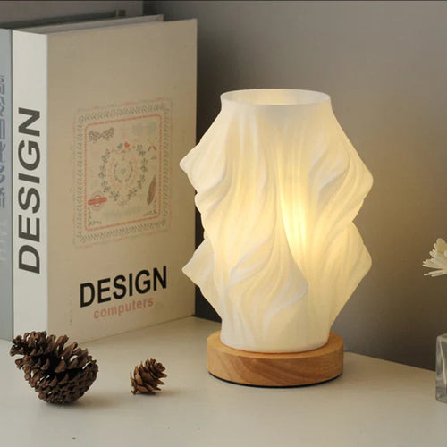 Dimmable Swirl Nordic Table Lamp
