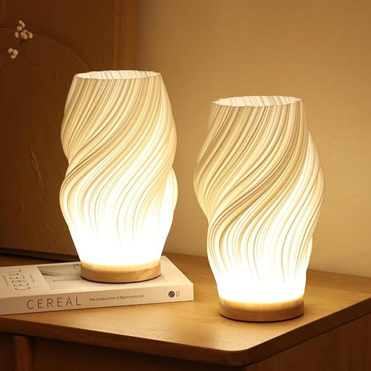 Dimmable Swirl Nordic Table Lamp - Wave