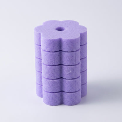 Disposable Sponge Head Toilet Brush with Storage Caddy - Lavender / 6-Pack Refill Only