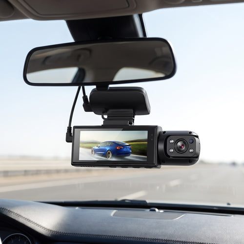 Dual Lens 1080P Dash Cam with Parking Monitor