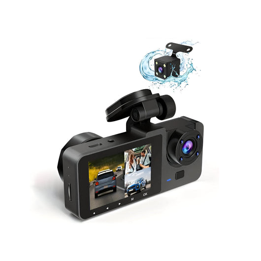 Dual Lens 1080P Dash Cam with Parking Monitor