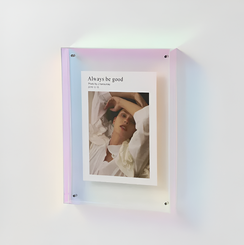 Floating Magnetic Acrylic Photo Frame