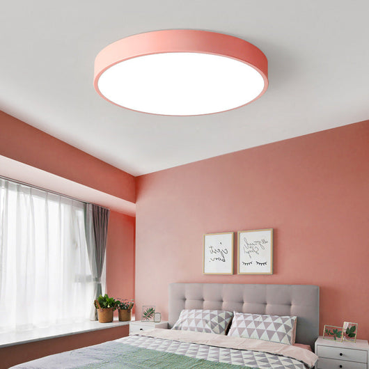 Flush Mount Round LED Ceiling Light
