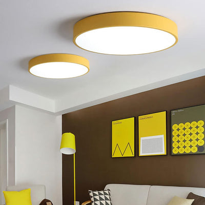 Flush Mount Round LED Ceiling Light