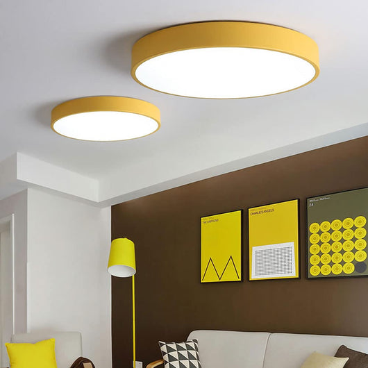 Flush Mount Round LED Ceiling Light