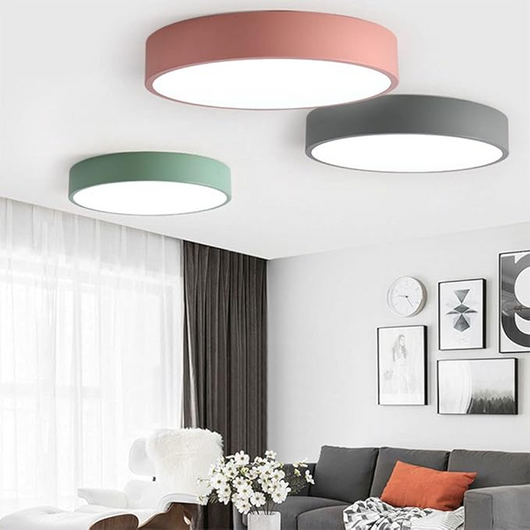 Flush Mount Round LED Ceiling Light
